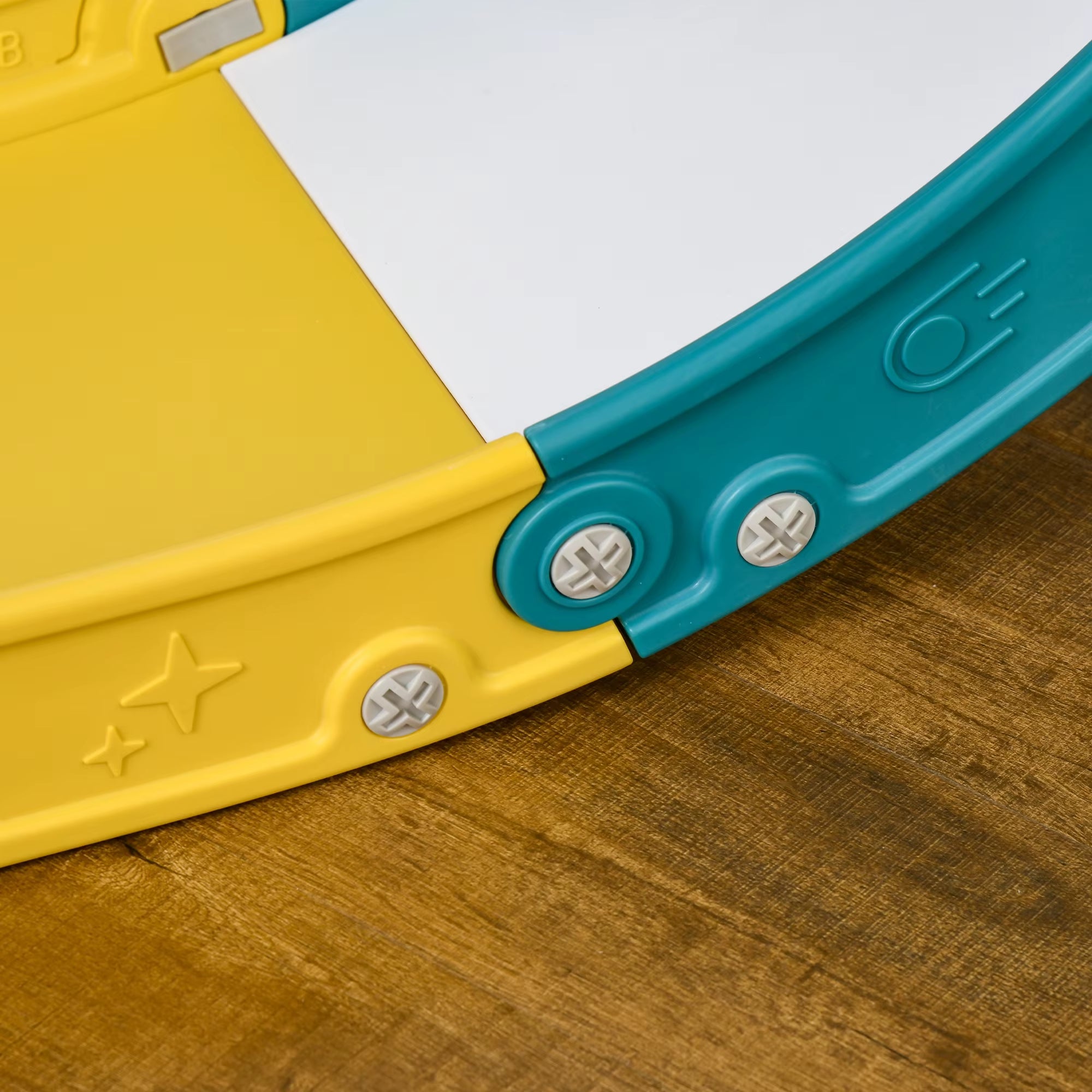 4 in 1 Kids Slide for Indoor Use, for Toddlers 1-3 Years, Yellow