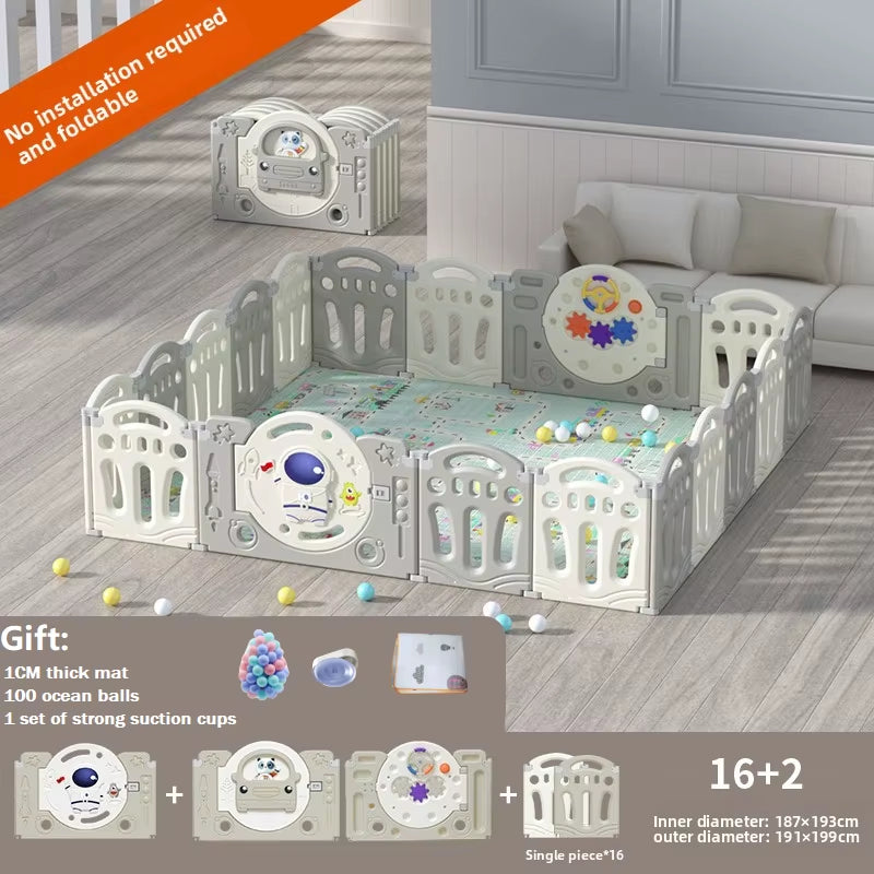 Baby Activity Playen Newborn Multiple Multiple Sizes Fun Set Independent Todler Play Area Baby Playen Apartment New Model Parent-Children Activities Children'S Activities High Products Safe Sustainable