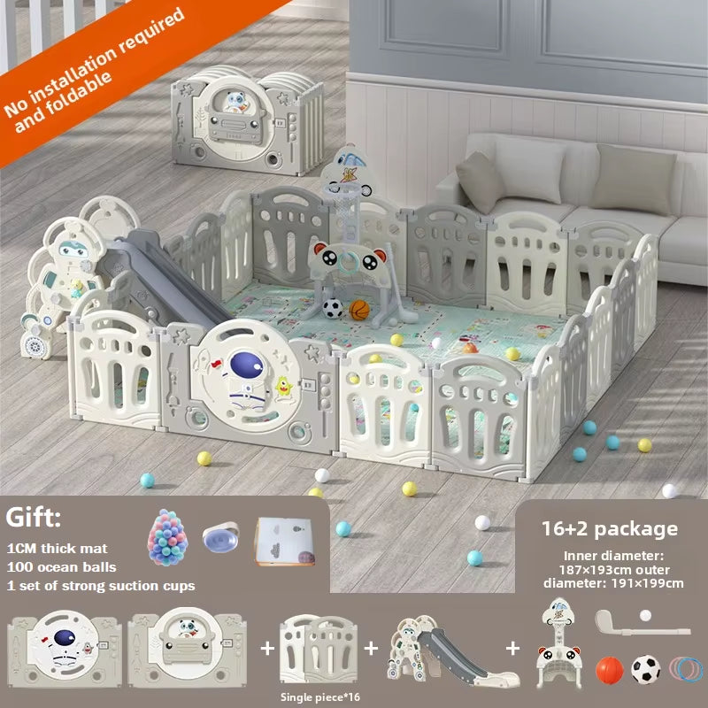 Baby Activity Playen Newborn Multiple Multiple Sizes Fun Set Independent Todler Play Area Baby Playen Apartment New Model Parent-Children Activities Children'S Activities High Products Safe Sustainable