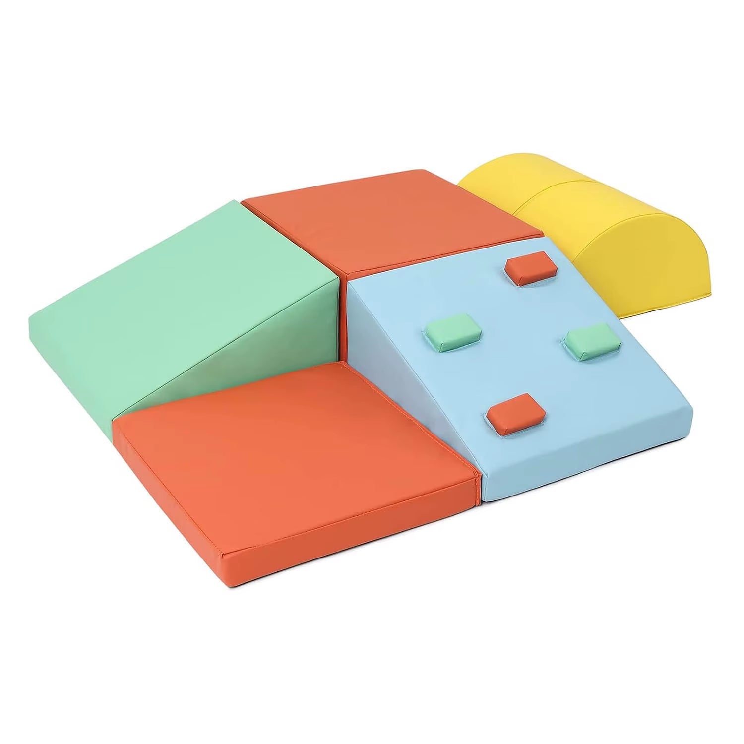 5Pcs Foam Climbing Blocks Soft Climbing Indoor Set Active Play Set for Children Climbing Crawling and Sliding Photography Tools