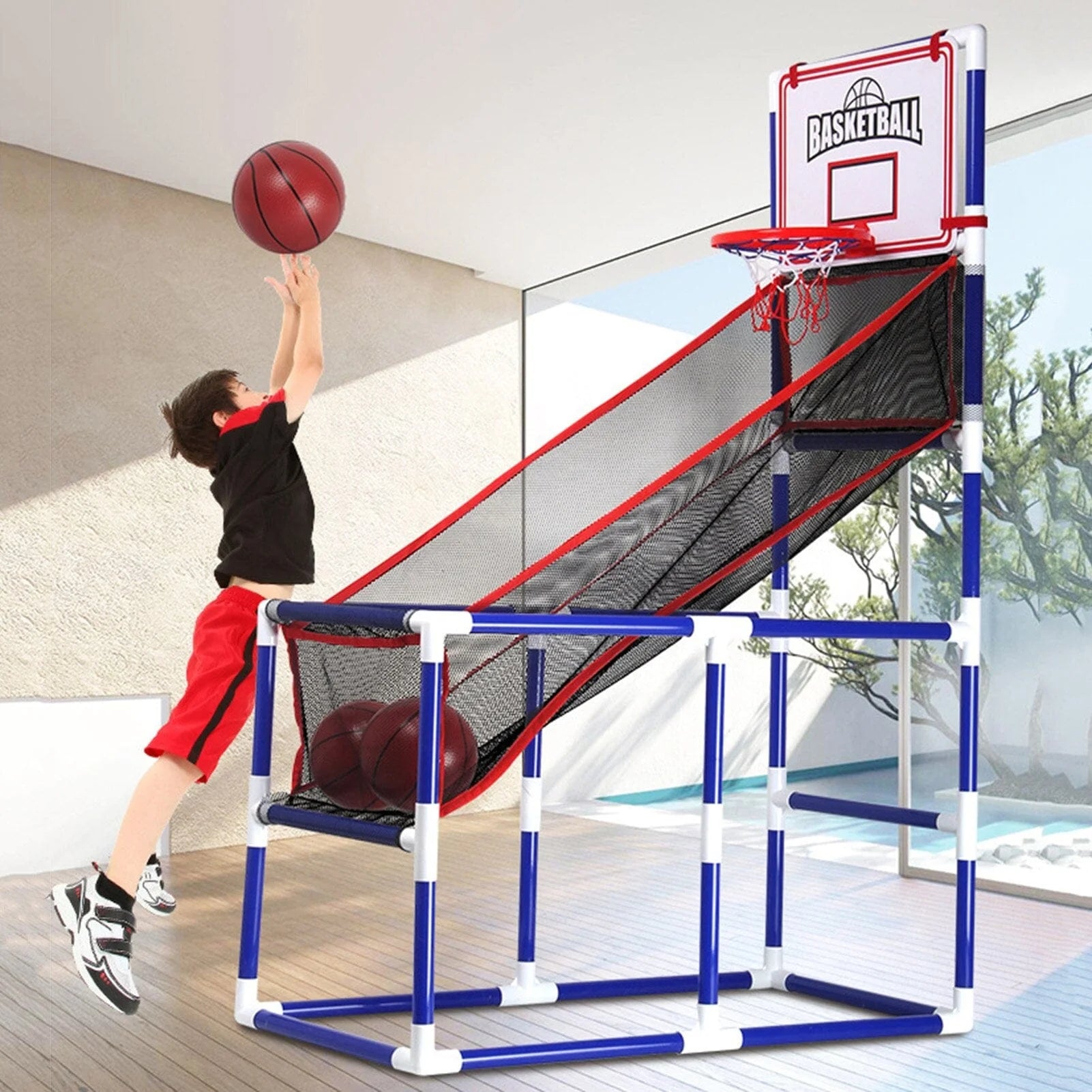 HoopMaster™ – Kids Indoor Arcade Basketball Game
