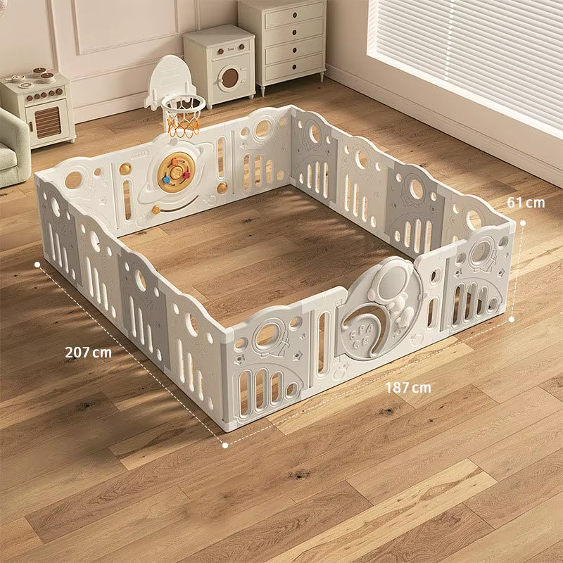 Baby Playpen DIY Infant Safety Barrier Crawling Play Area Indoor Child Safety Fence Home Use Living Room Eco-Friendly Material