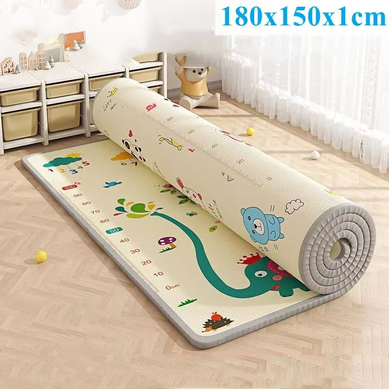 Double Sided Pattern Baby Activities Crawling Play Mats Non-Toxic EPE Baby Activity Gym Room Mat Game Mat for Children'S Mat Rug