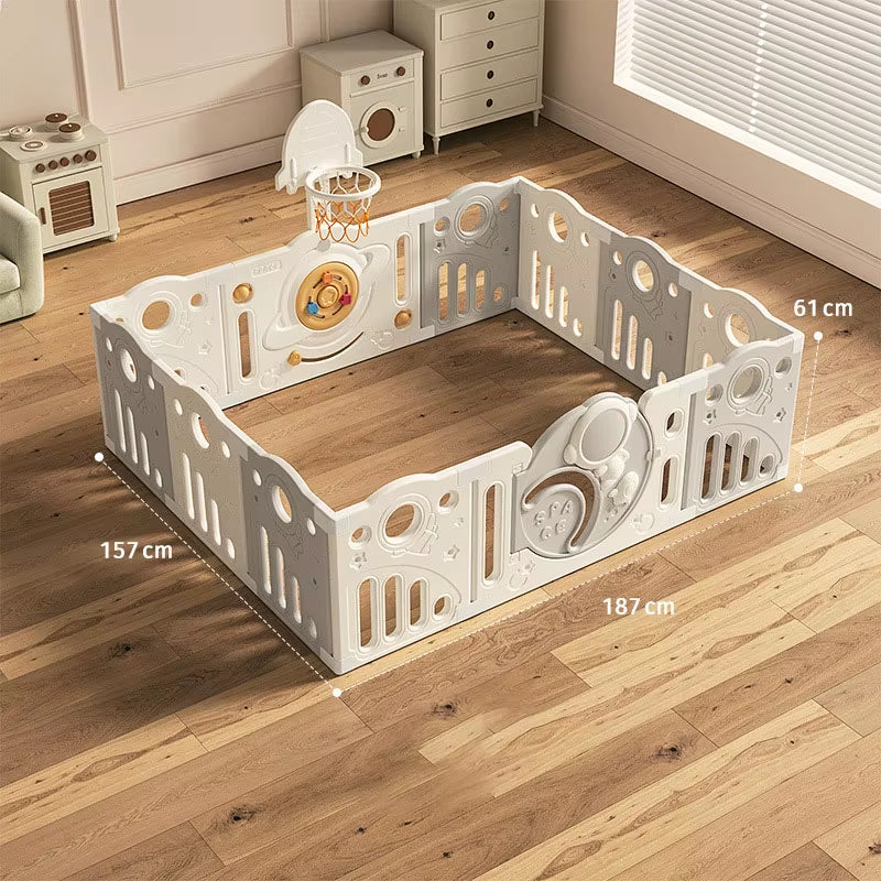 Baby Playpen DIY Infant Safety Barrier Crawling Play Area Indoor Child Safety Fence Home Use Living Room Eco-Friendly Material