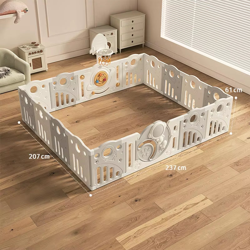 Baby Playpen DIY Infant Safety Barrier Crawling Play Area Indoor Child Safety Fence Home Use Living Room Eco-Friendly Material