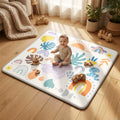 Floor Mat for Kids Toddlers Children, Thicken Soft Padding Foam Playmatfor Babies and Toddlers Infants, Foldable Crawling Mats