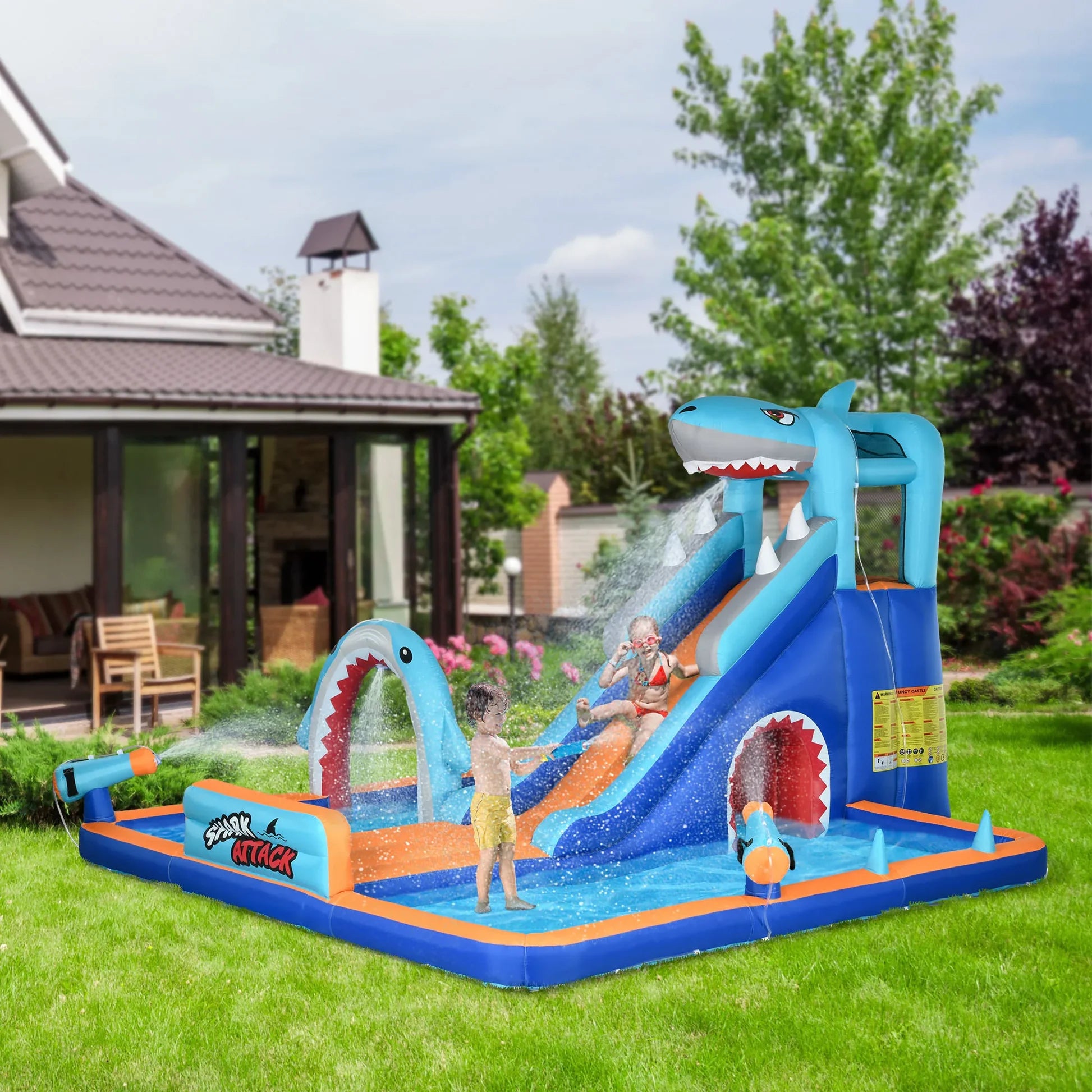 SharkSplash™ – Giant Inflatable Water Park