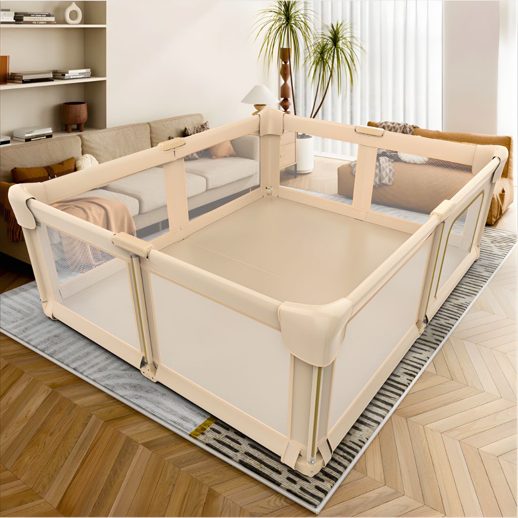 PlaySafe™ – Foldable Baby Playpen with Breathable Mesh