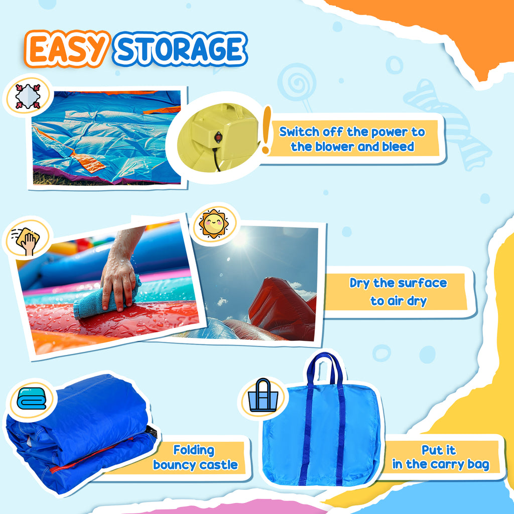 BounceSplash™ – Inflatable Bouncy Castle with Pool