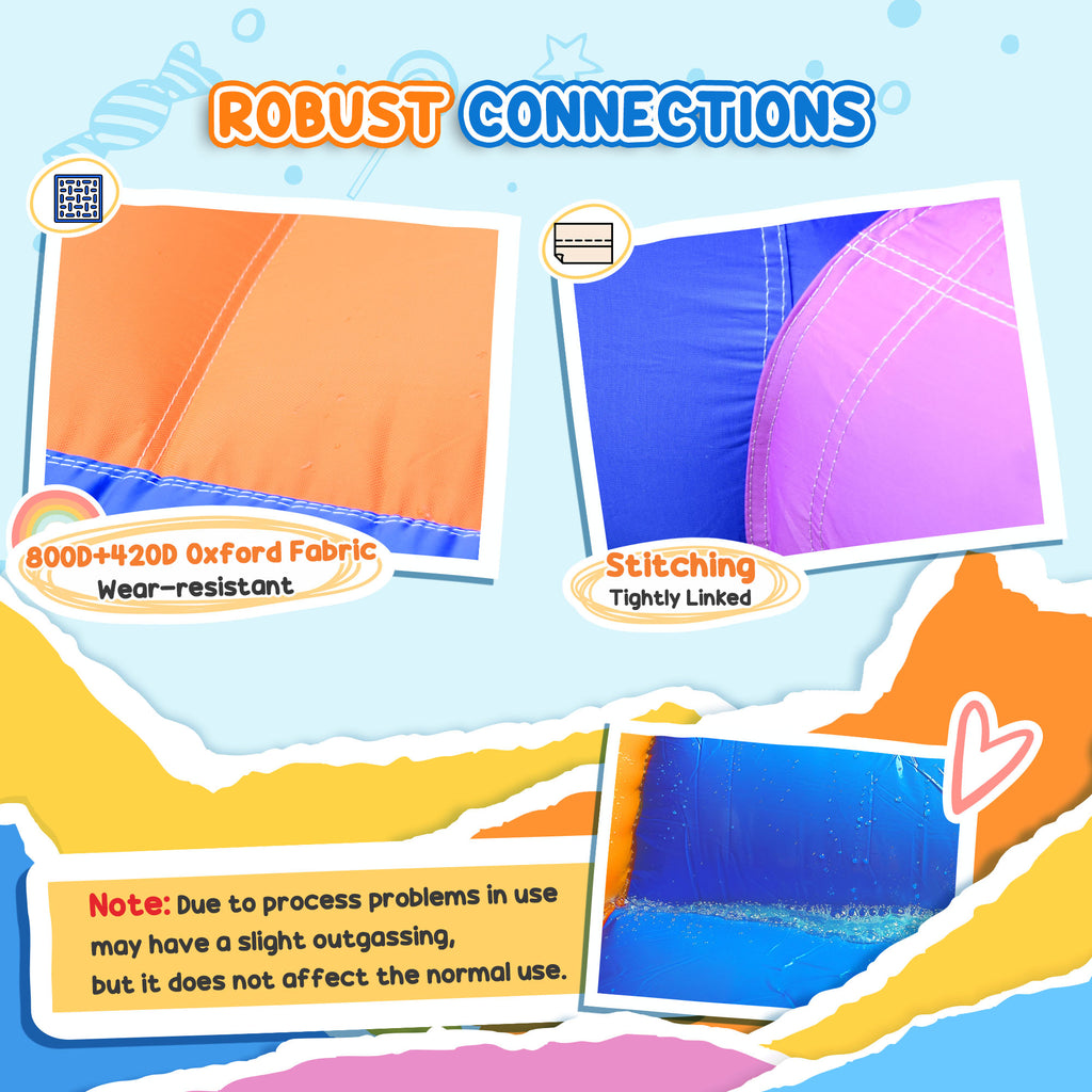 SplashBounce™ – Inflatable Water Park with Slide & Pool