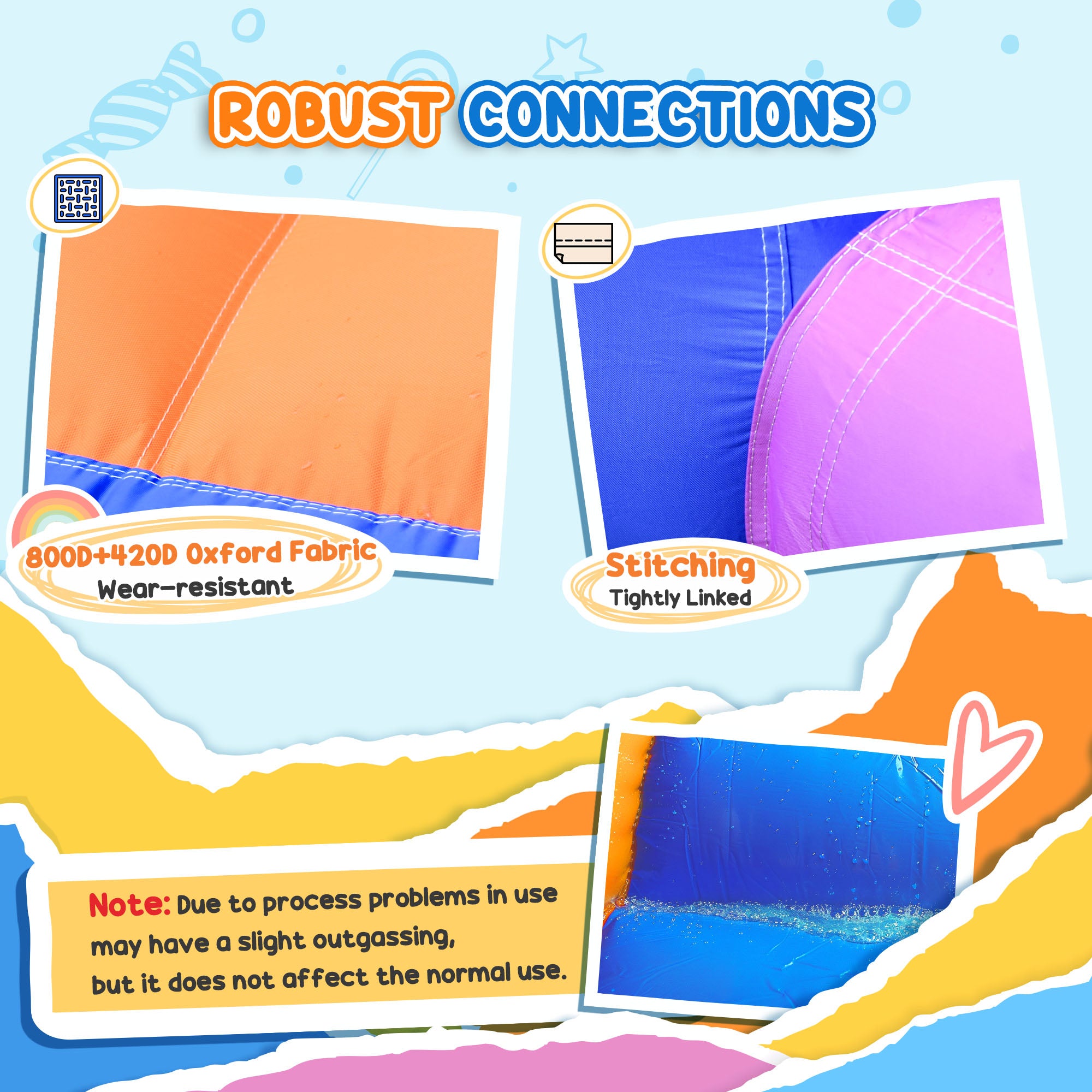 SplashBounce™ – Inflatable Water Park with Slide & Pool
