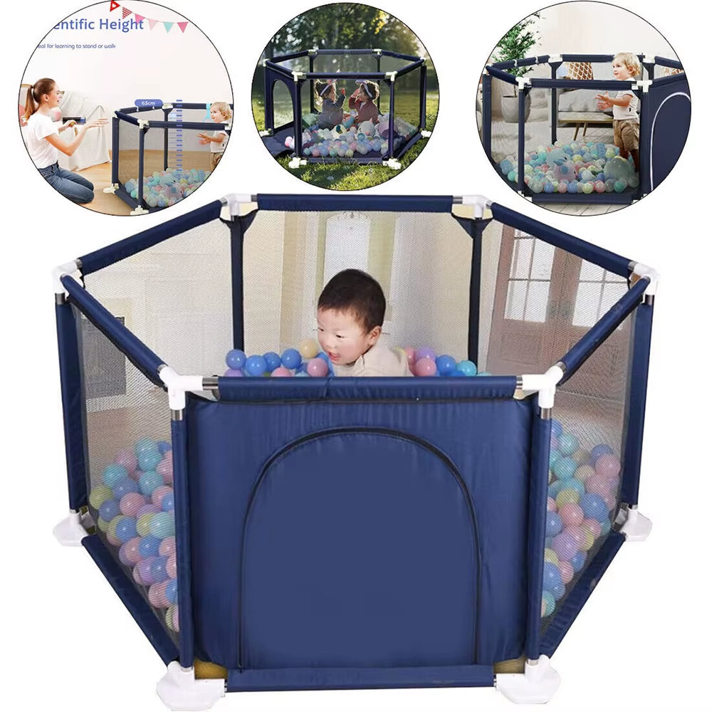 Baby Playpen Safety Barrier Fence Larger Children'S Playpens Kids Fence Dry Pool for Newborn Playground for Children