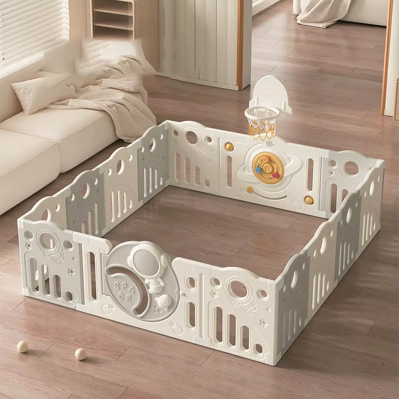 Baby Playpen DIY Infant Safety Barrier Crawling Play Area Indoor Child Safety Fence Home Use Living Room Eco-Friendly Material