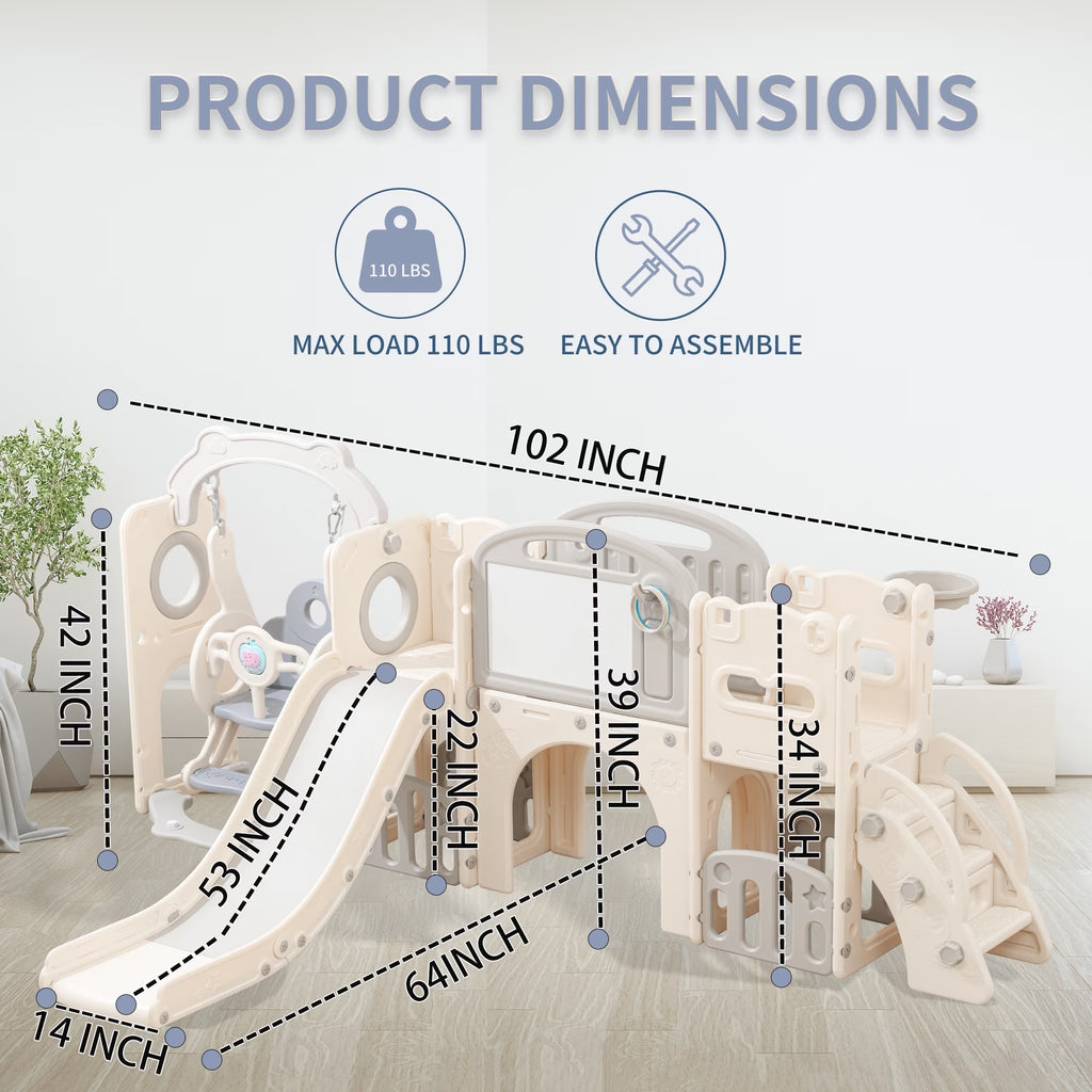 PlayWorld™ Pro – 12-in-1 Foldable Toddler Playground