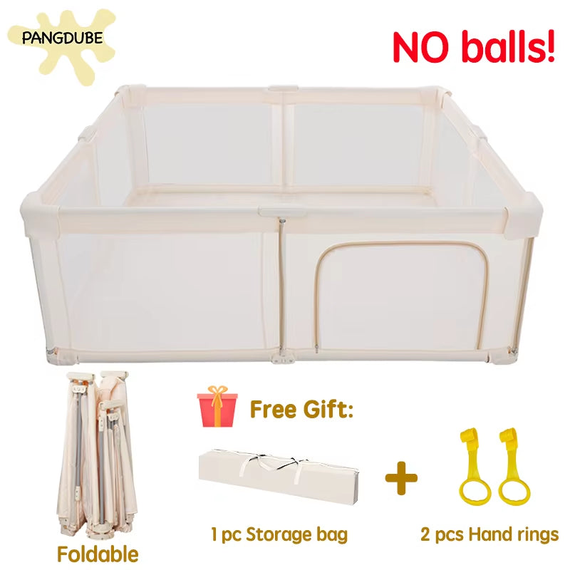 New Arrival Foldable Baby Playpen Portable Fence Baby Activity Playground 150×180×70Cm,180×200×70Cm Dry Ball Pool Pit