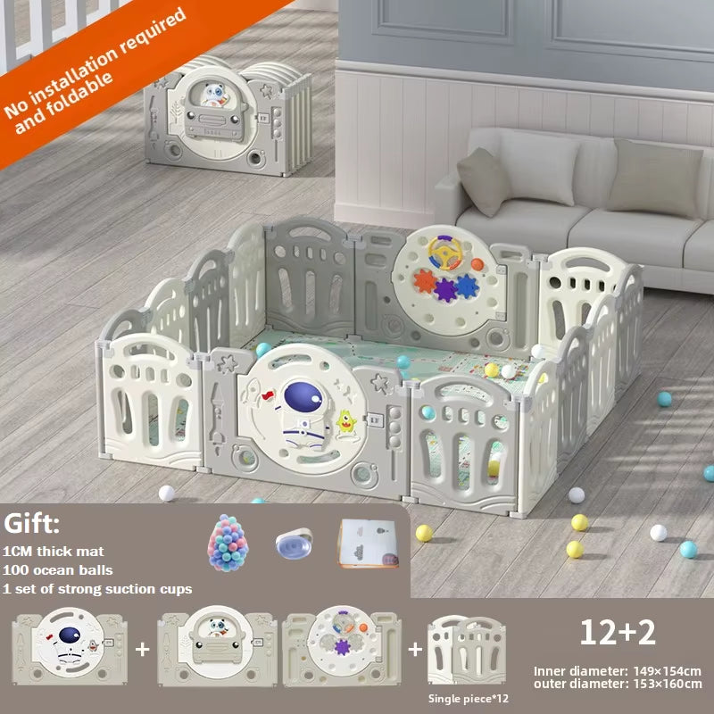 Baby Activity Playen Newborn Multiple Multiple Sizes Fun Set Independent Todler Play Area Baby Playen Apartment New Model Parent-Children Activities Children'S Activities High Products Safe Sustainable