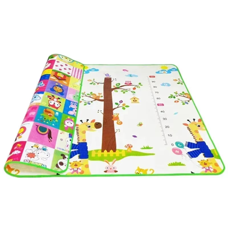 Double Sided Pattern Baby Activities Crawling Play Mats Non-Toxic EPE Baby Activity Gym Room Mat Game Mat for Children'S Mat Rug