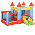 Nubely - CastleBounce™ – Inflatable Bouncy Castle with Slide & Hoop - Playground -