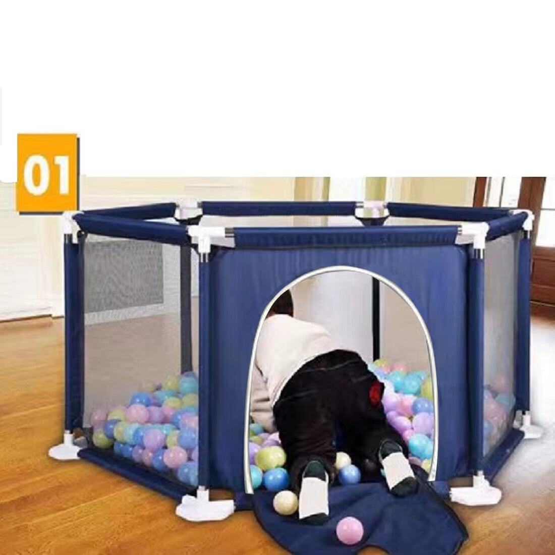 Baby Playpen Safety Barrier Fence Larger Children'S Playpens Kids Fence Dry Pool for Newborn Playground for Children