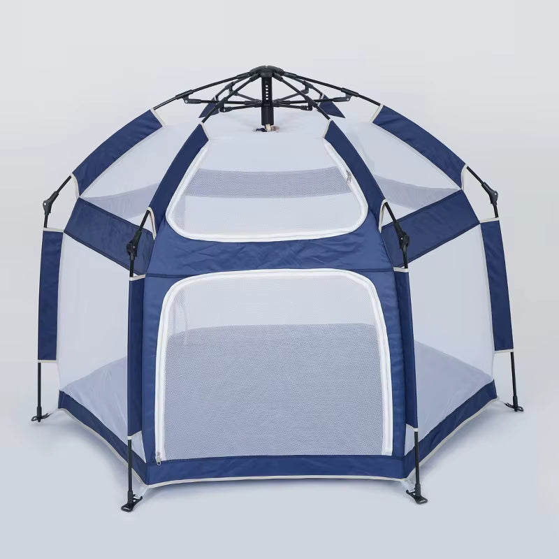 Popular Hexagonal Folding Activities Travel Games Fence Baby Safety Fence Sleeping and Games Arena Children'S Playground