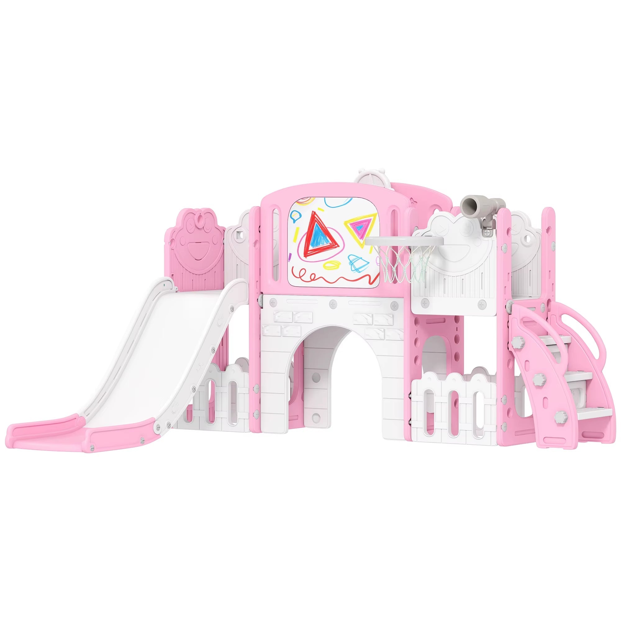 Nubely - PlayAdventure™ 7-in-1 Toddler Slide & Activity Playground - Playground -