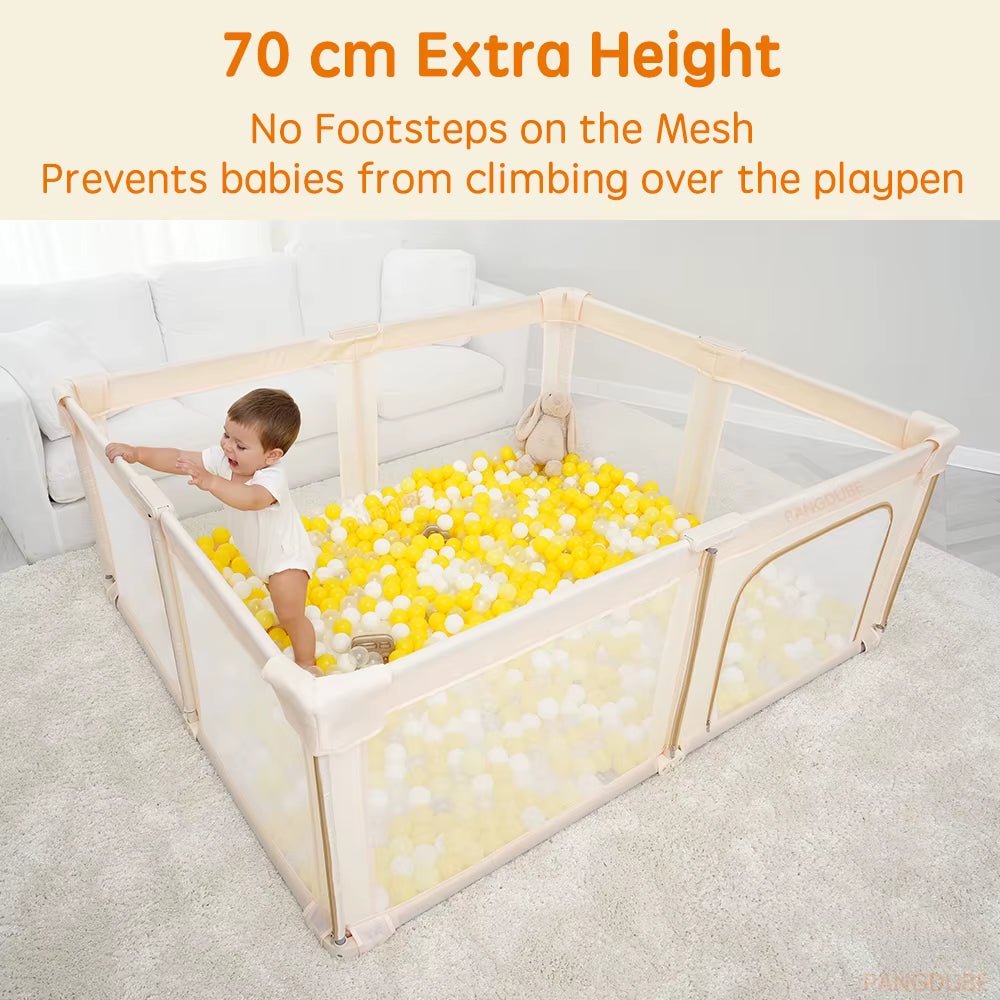 Nubely - PlayGo™ Lite – Foldable Portable Baby Playpen - Playpen -