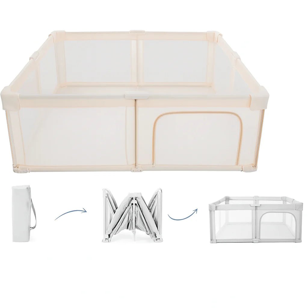 Nubely - PlayGo™ Lite – Foldable Portable Baby Playpen - Playpen -