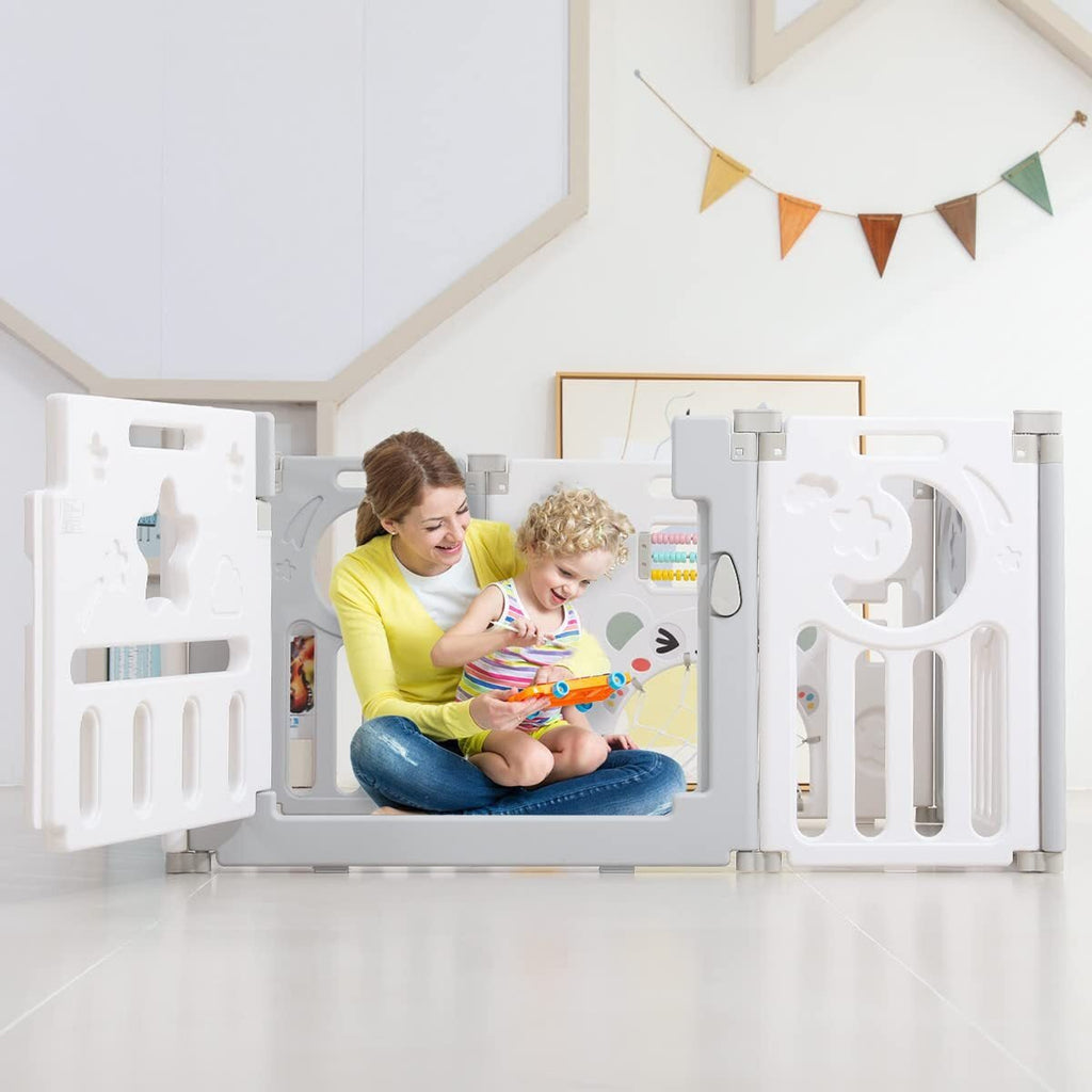 Nubely - PlayGuard™ – Foldable Baby Playpen - 