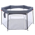 Nubely - PlayPod™ – Foldable Hexagon Baby Playpen with Thick Mat - Playpen -