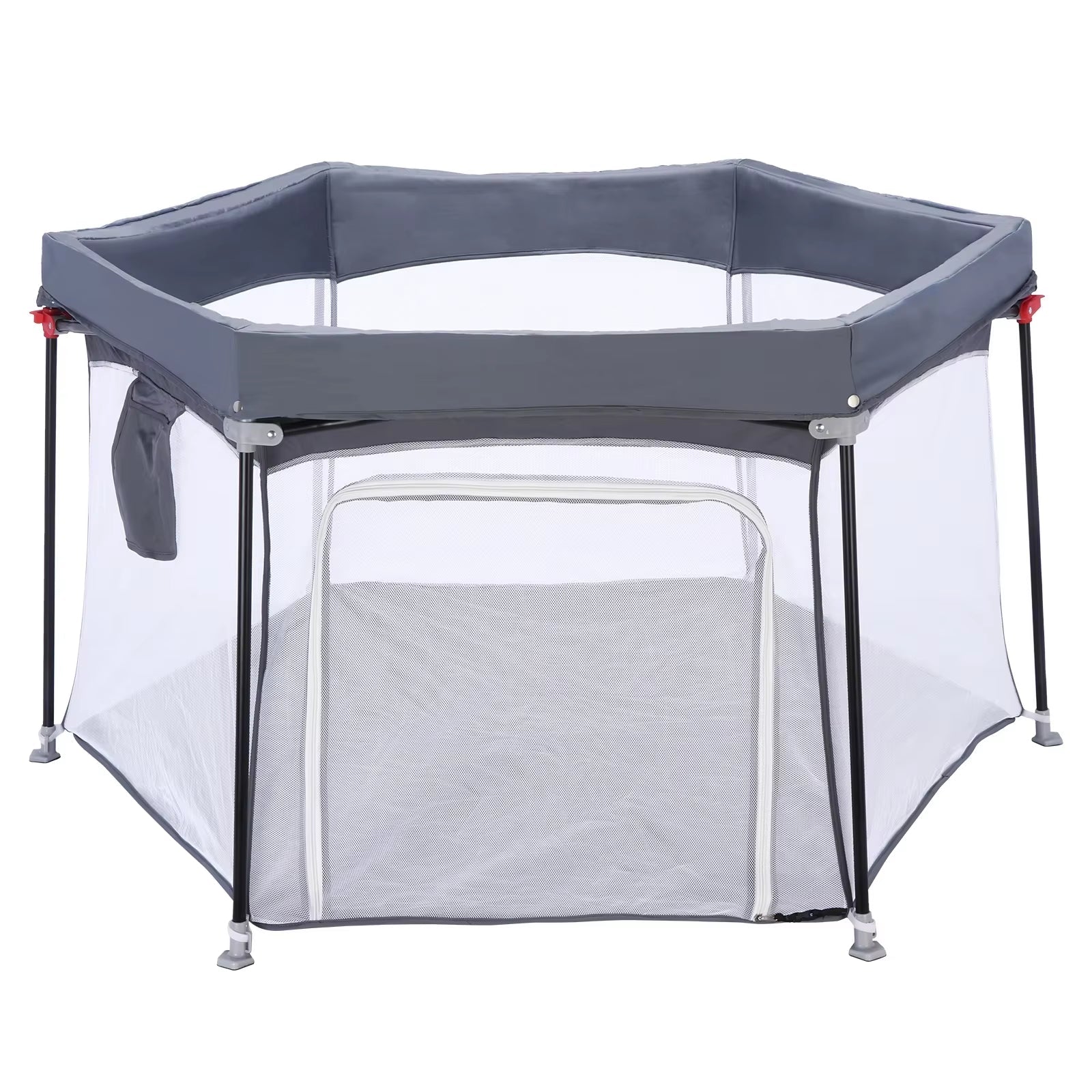 Nubely - PlayPod™ – Foldable Hexagon Baby Playpen with Thick Mat - Playpen -