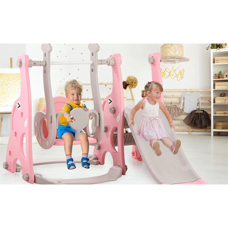 Nubely - PlaySwing™ 4-in-1 Toddler Slide & Swing Playground - Playground -