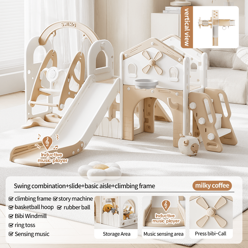 Nubely - PlayVilla™ 8-in-1 Toddler Activity Playground - 