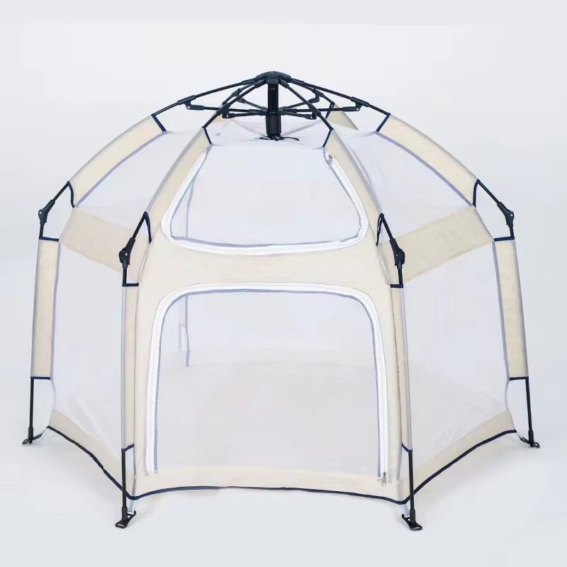 Nubely - SunNest™ – Foldable Baby Beach & Travel Playpen - 