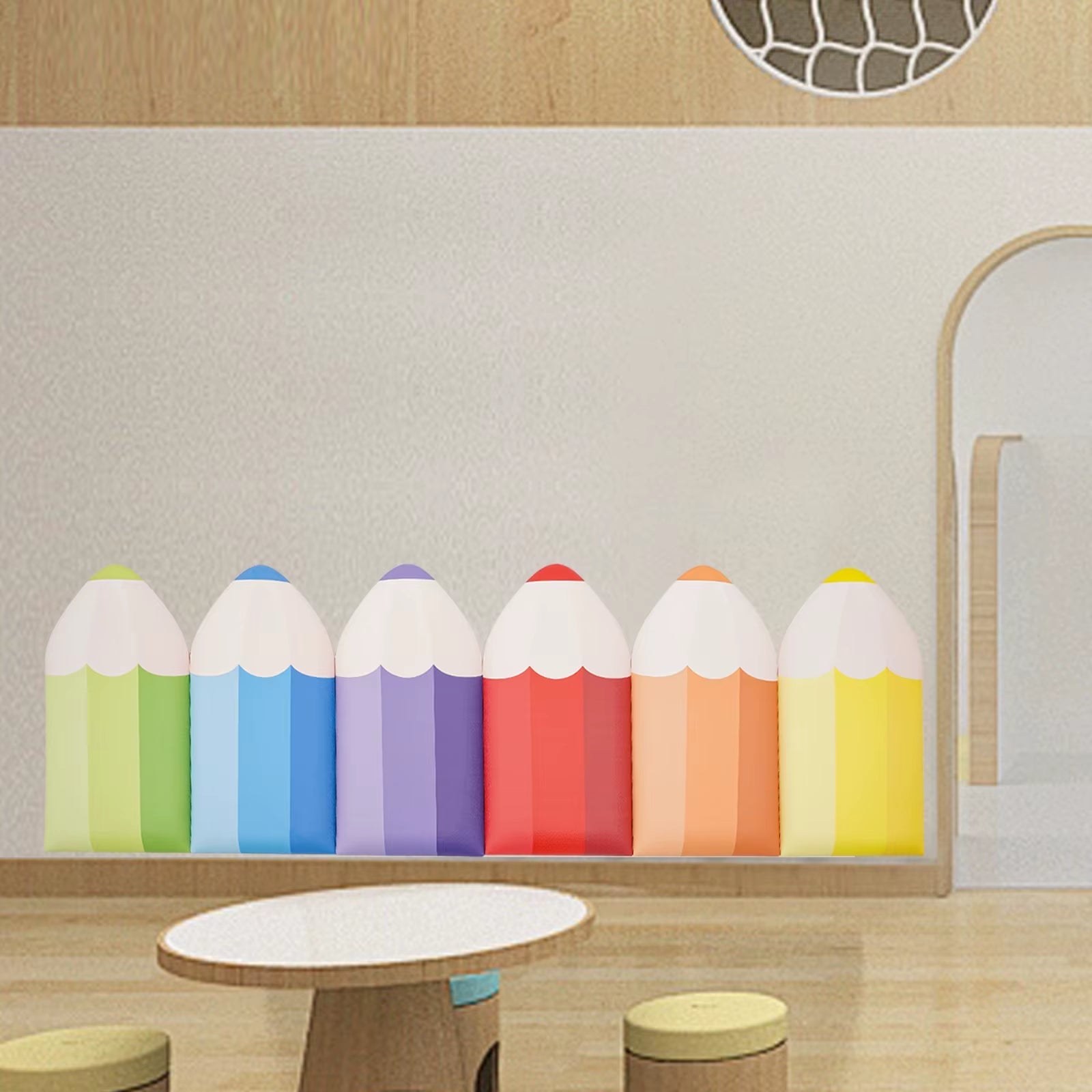 Nubely - WallSoft™ – 3D Pencil Wall Padding - Playpen -