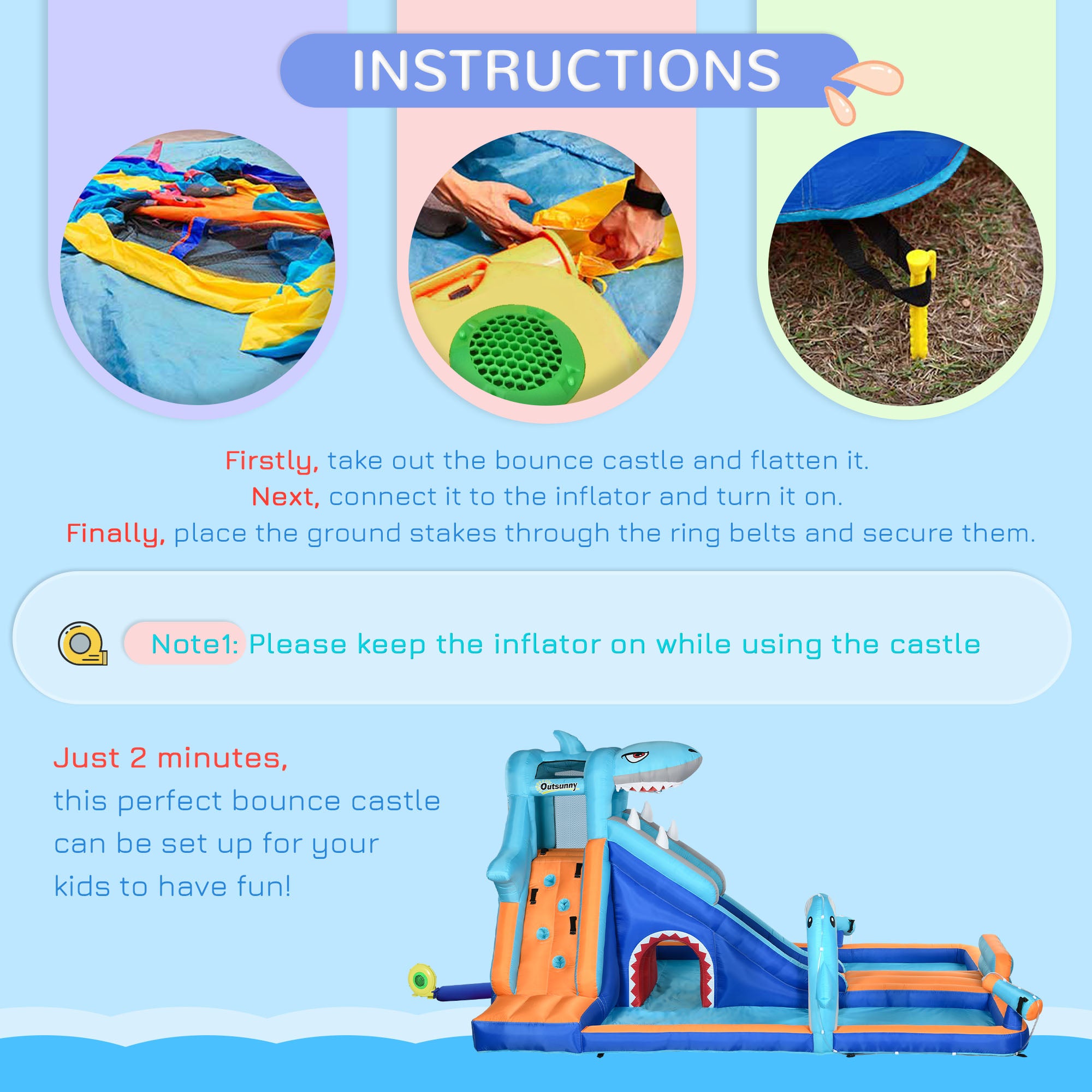 SharkSplash™ – Giant Inflatable Water Park